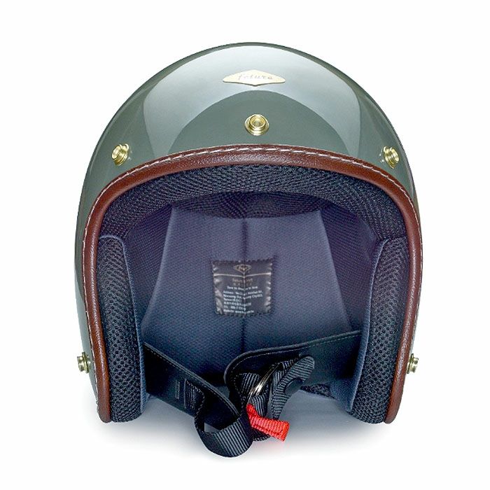 DEREKシリーズ ジェットヘルメット ダークブリーン feture 2