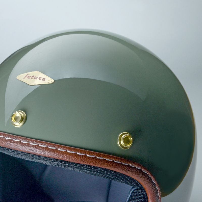 DEREKシリーズ ジェットヘルメット ダークブリーン feture 4