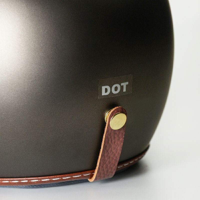 DEREKシリーズ ジェットヘルメット マットアイアン feture 6