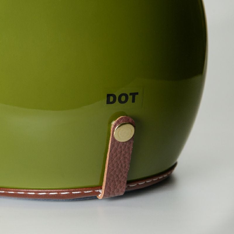 DEREKシリーズ ジェットヘルメット オリーブグリーン feture 6