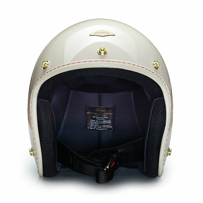 VANシリーズ ジェットヘルメット ライトミルクティー feture 2