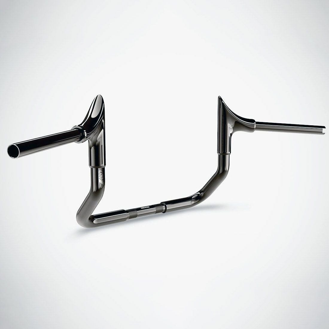 2008～2023 ストリートグライド、エレクトラグライド ブル 10インチ ハンドルバー (ブラッククローム)