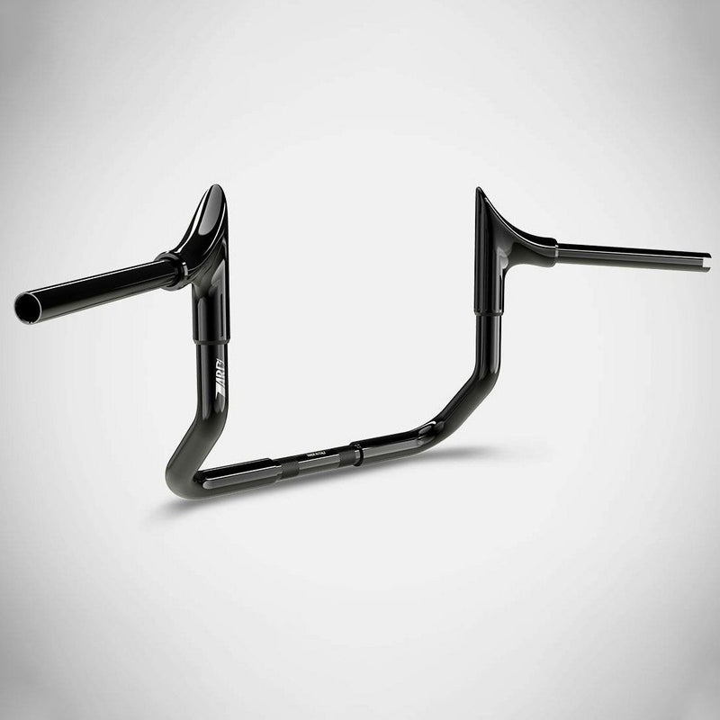 2008～2023 ストリートグライド、エレクトラグライド ブル 12インチ ハンドルバー (グロスブラック)