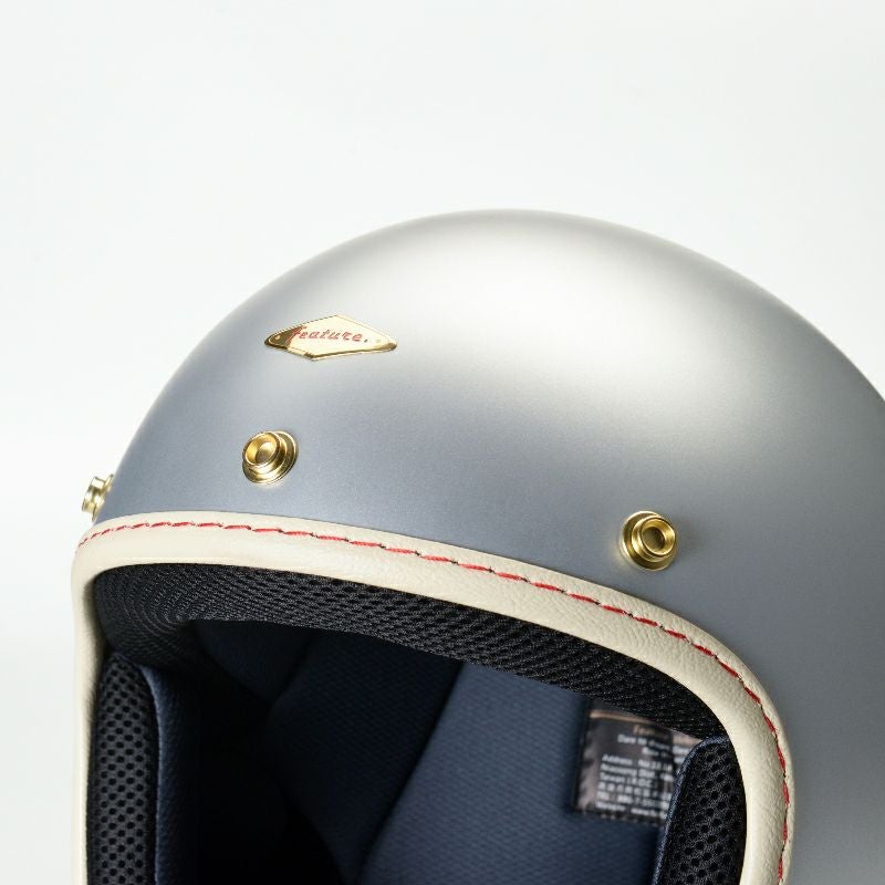 VANシリーズ ジェットヘルメット マットシルバー feture 4