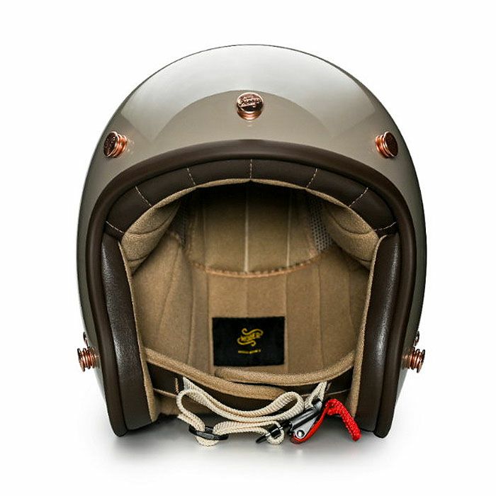 MODER BELLEシリーズ スモールシェル ジェットヘルメット ブライトキャメル feture 2