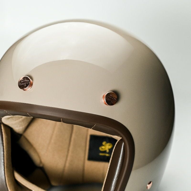 MODER BELLEシリーズ スモールシェル ジェットヘルメット ブライトキャメル feture 4