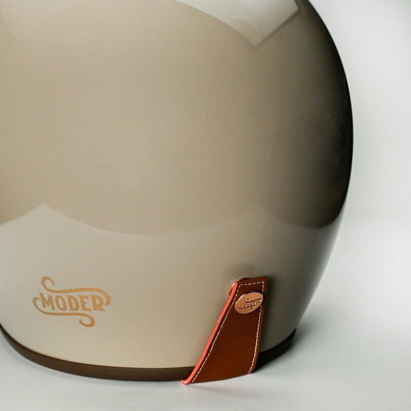 MODER BELLEシリーズ スモールシェル ジェットヘルメット ブライトキャメル feture 6