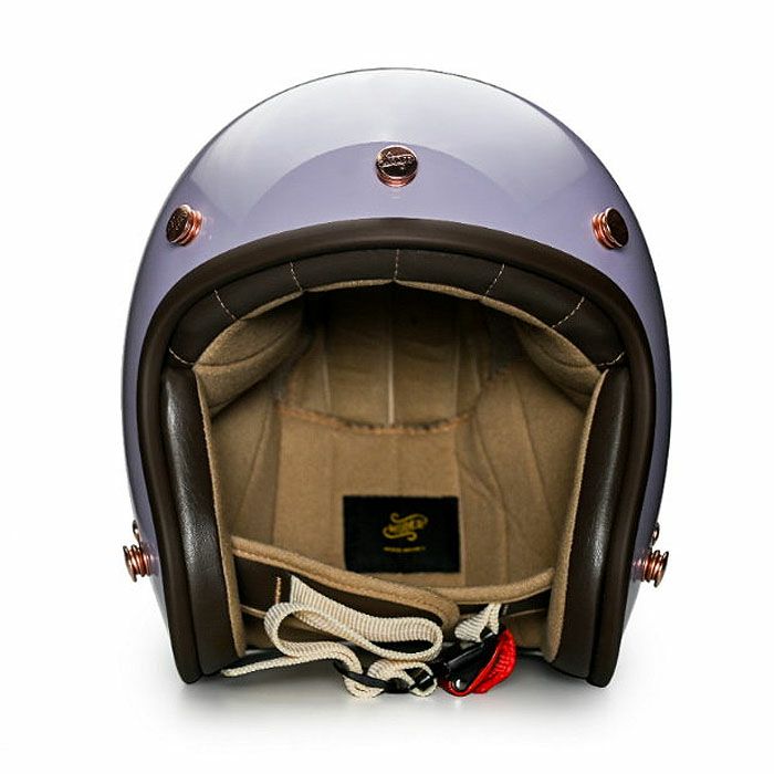 MODER BELLEシリーズ スモールシェル ジェットヘルメット ブライトライラック feture 2