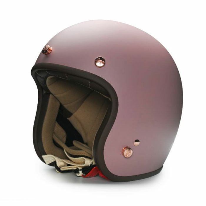 MODER BELLEシリーズ スモールシェル ジェットヘルメット フラットフランスピンク feture