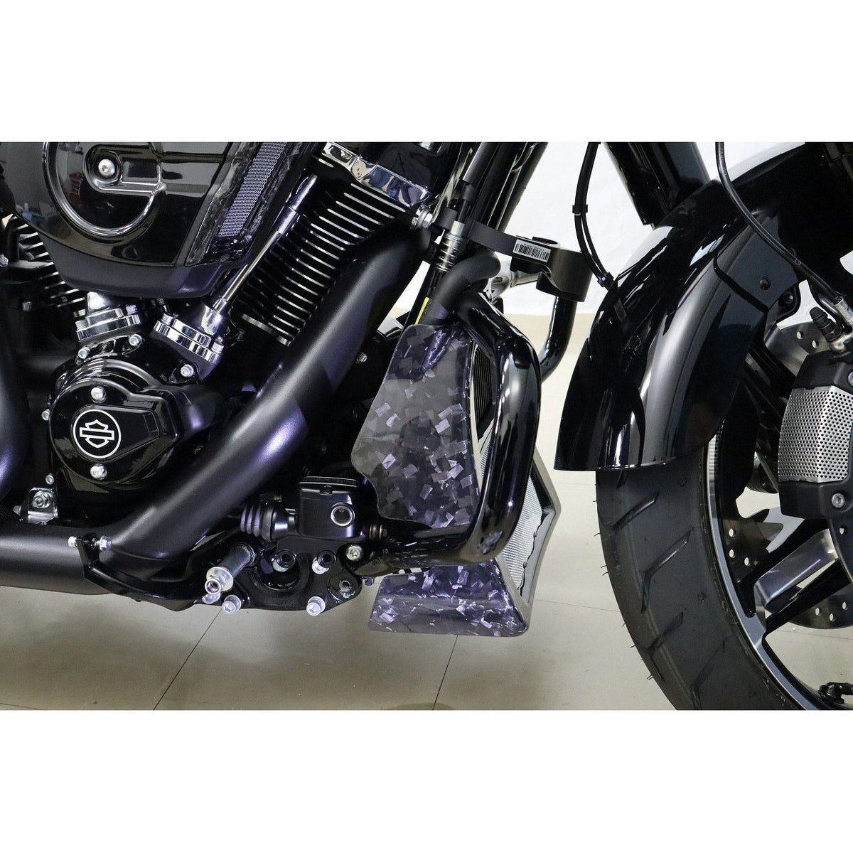  2024以降 ツーリング ドライカーボン・ラジエターカバー (フォージド/艶消し)3