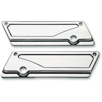 JIMS　A CUT ABOVE・サドルバッグ・ラッチ・カバー　クローム-01