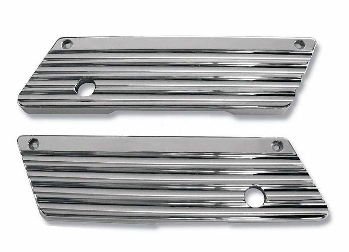 JOKER MACHINE　フィン・サドルバッグ・ラッチ・カバー　クローム-02