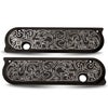 アレンネス　サドルバッグ・ラッチ・カバー　Engraved　ブラック-01