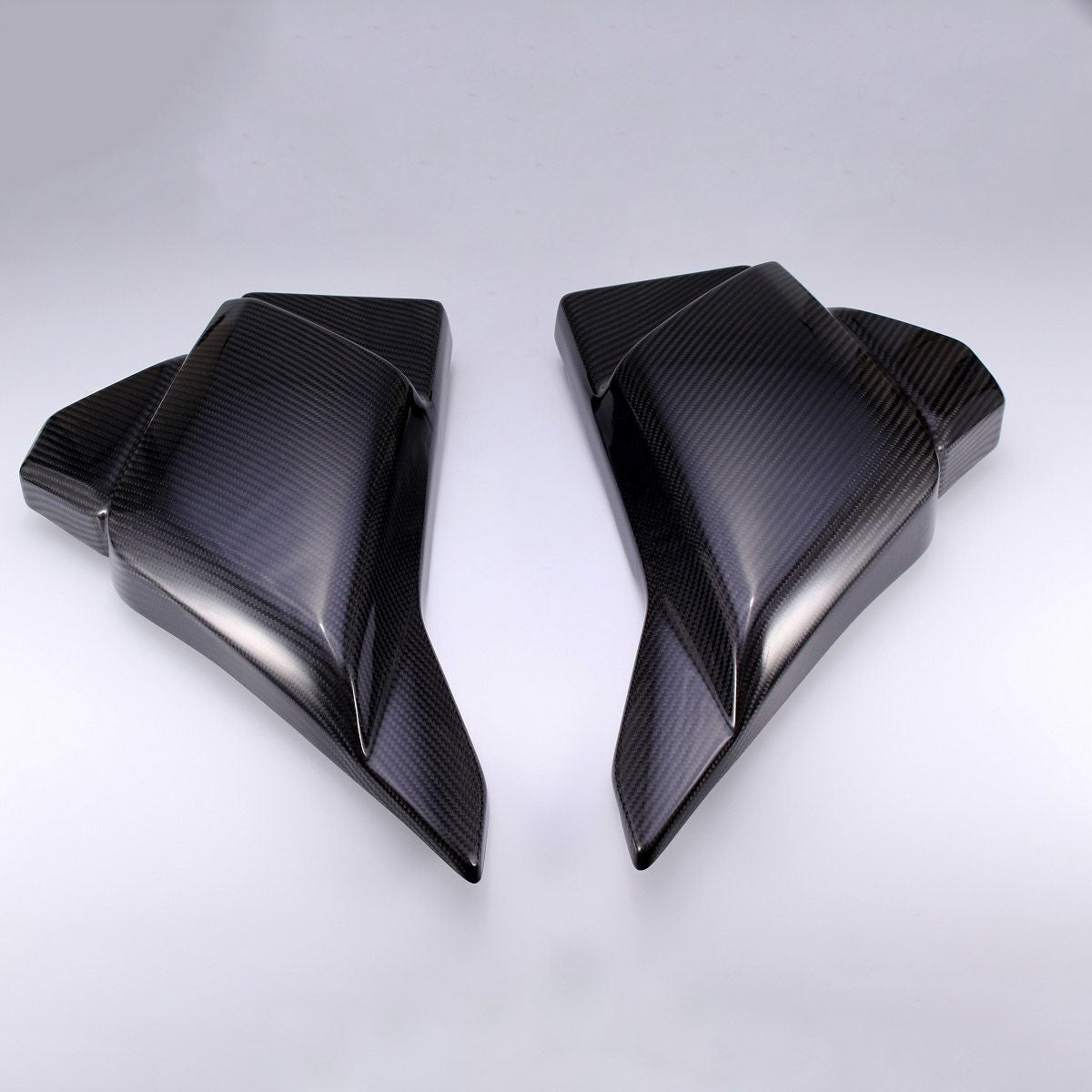 2024以降 ツーリング ドライカーボン・サイドカバーセット (綾織り/艶有り)3