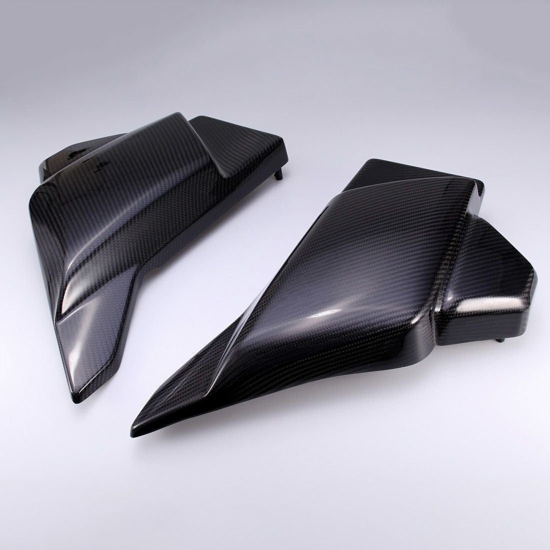 2024以降 ツーリング ドライカーボン・サイドカバーセット (綾織り/艶有り)4