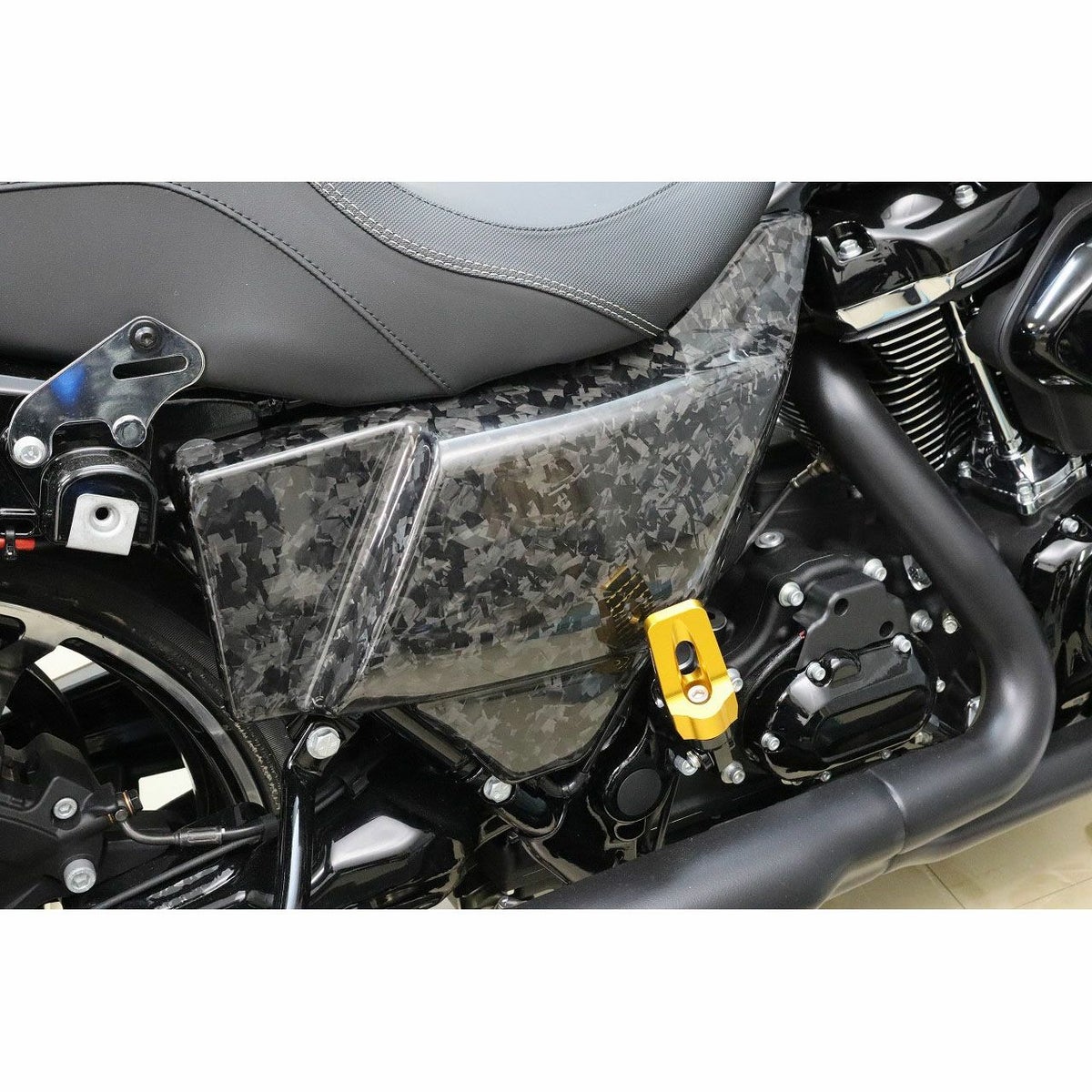 2024以降 ツーリング ドライカーボン・サイドカバーセット (フォージド/艶有り)1