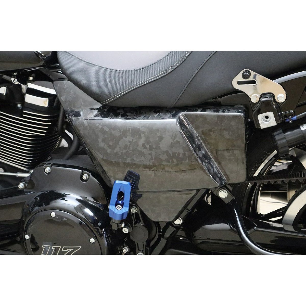 2024以降 ツーリング ドライカーボン・サイドカバーセット (フォージド/艶有り)2