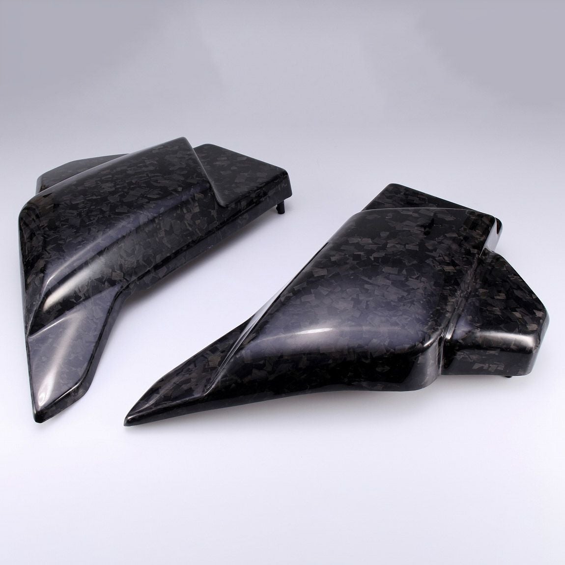 2024以降 ツーリング ドライカーボン・サイドカバーセット (フォージド/艶消し)1