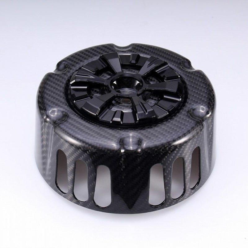 ステルスエアクリーナー用 ドライカーボン・カバー (綾織り/艶消し/ブラック)