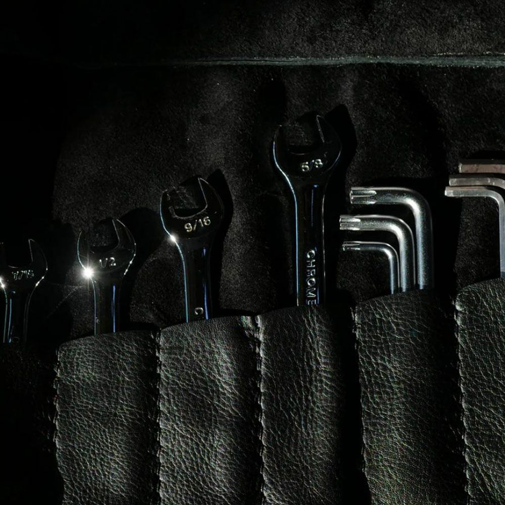 ATELIER CHERRY × INFINITY 本革製 オリジナルツールロール ブラック 