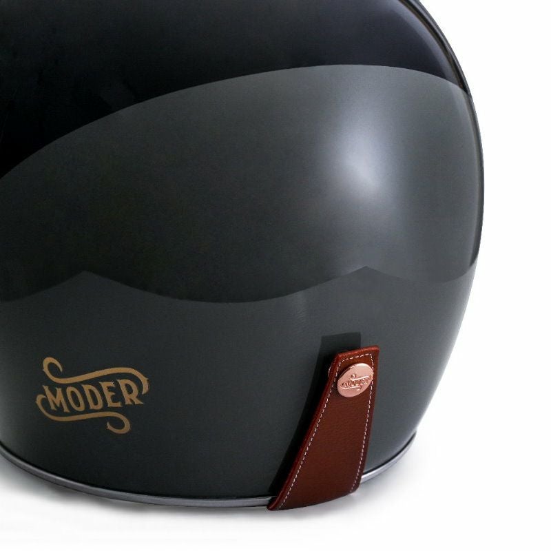 MODER ARONシリーズ ジェットヘルメット ブラック/グレー feture 6