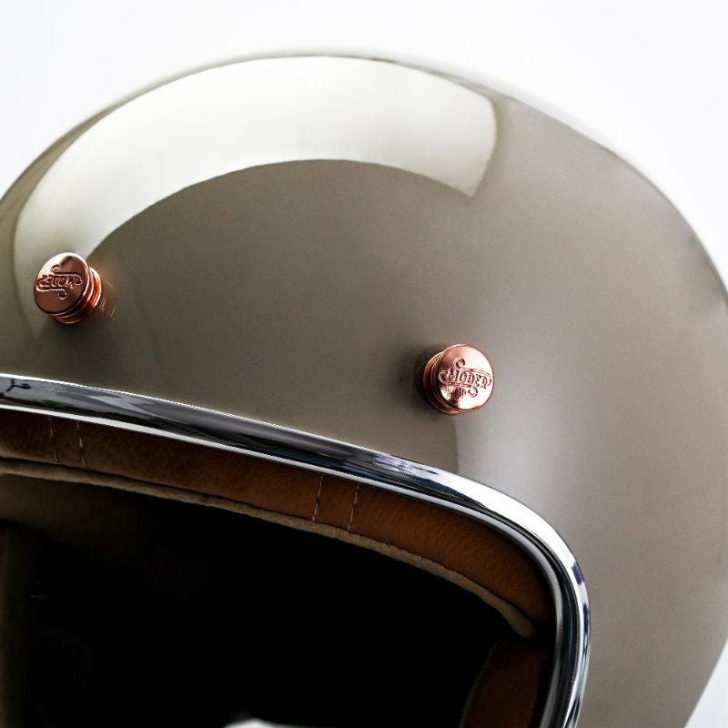 MODER ARONシリーズ ジェットヘルメット ライトミルクティー/ホワイト feture 4