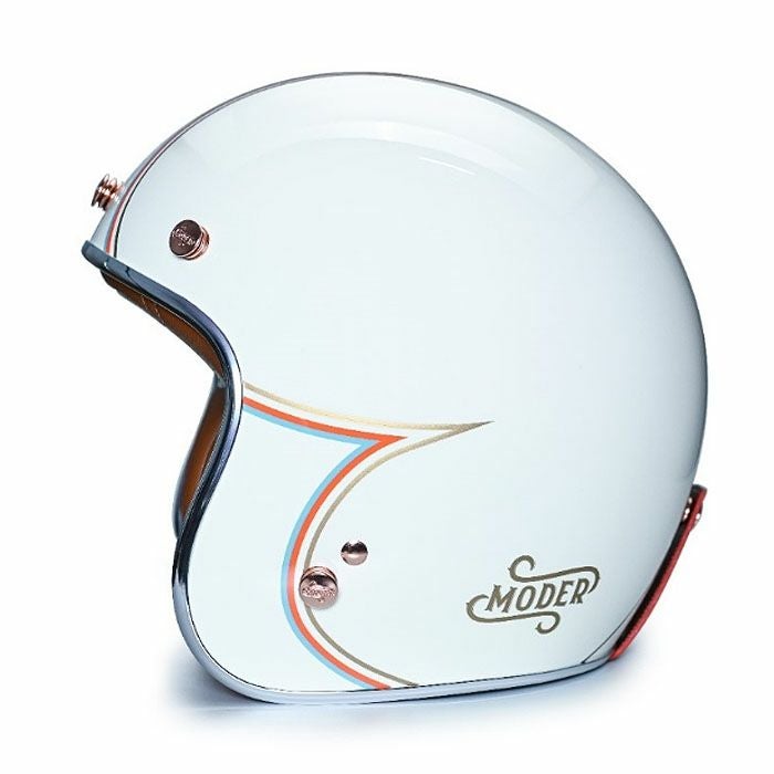 MODER JONESシリーズ ジェットヘルメット ホワイト feture 3