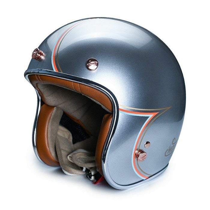 MODER JONESシリーズ ジェットヘルメット スターシルバー feture