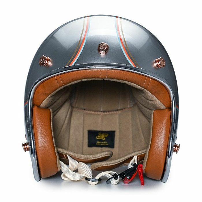 MODER JONESシリーズ ジェットヘルメット スターシルバー feture 2