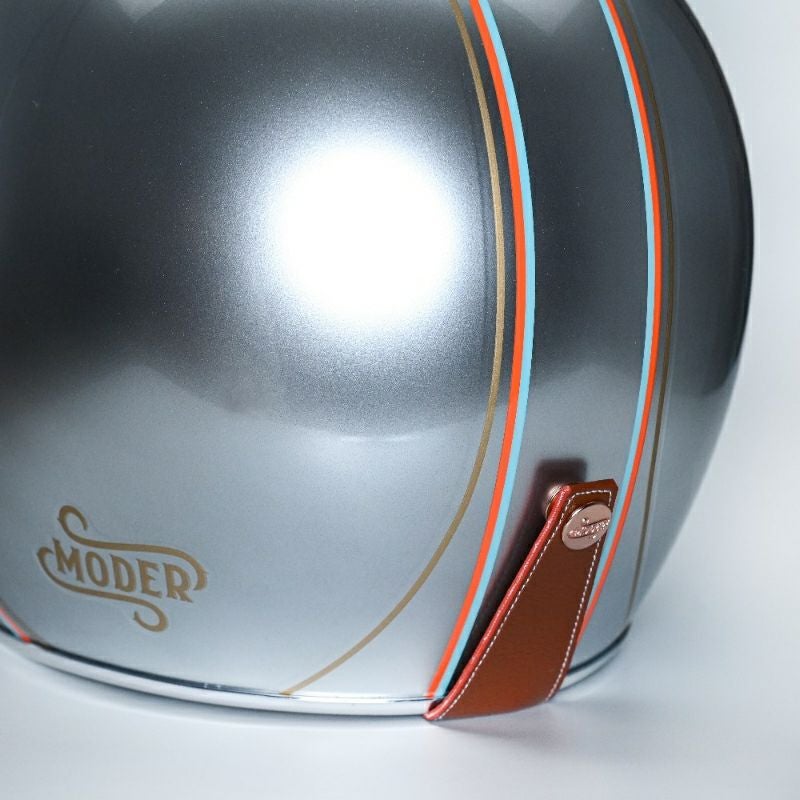 MODER JONESシリーズ ジェットヘルメット スターシルバー feture 6