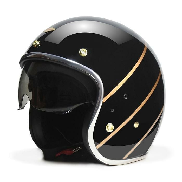 ANDRESシリーズ インナーバイザー ジェットヘルメット ブラック feture