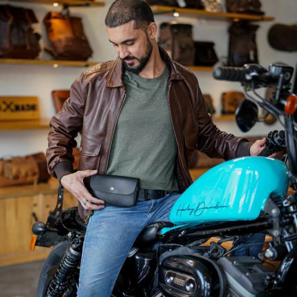  サイドキック モトポーチ ブラック Trip Machine 