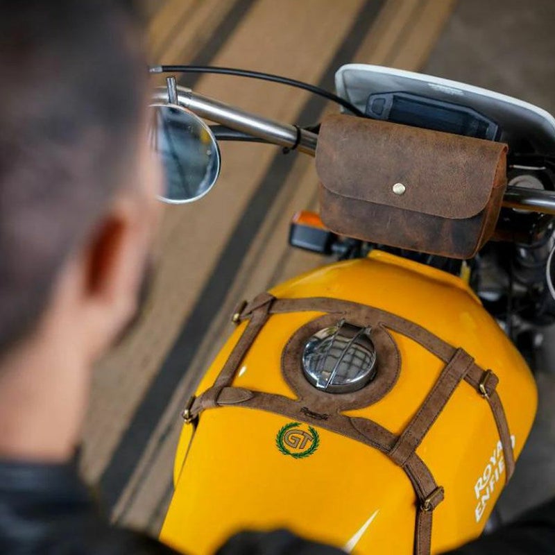 サイドキック モトポーチ モカ Trip Machine 