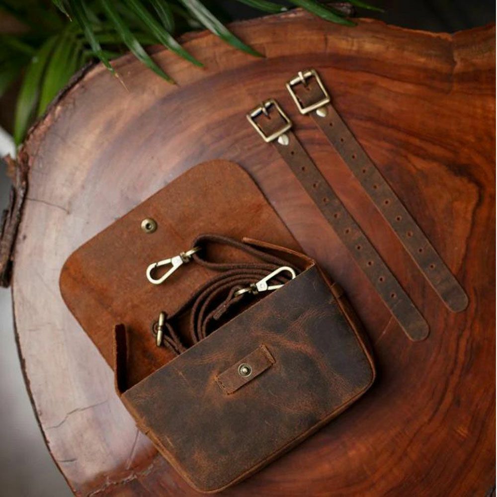 サイドキック モトポーチ モカ Trip Machine 