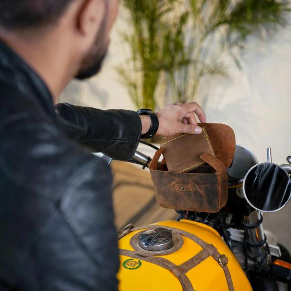 サイドキック モトポーチ モカ Trip Machine 