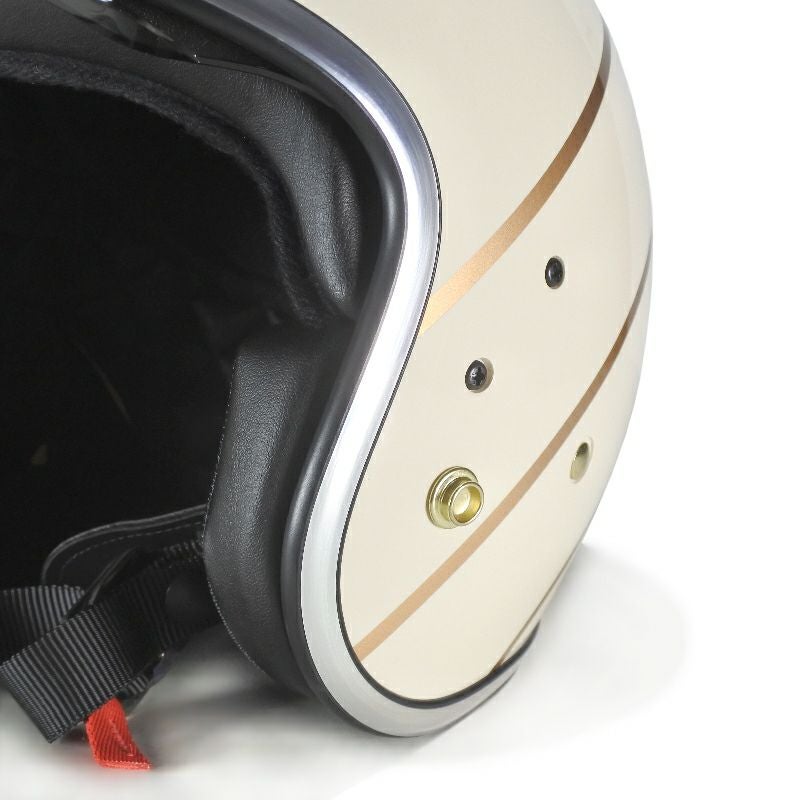 ANDRESシリーズ インナーバイザー ジェットヘルメット アイボリーホワイト feture 5
