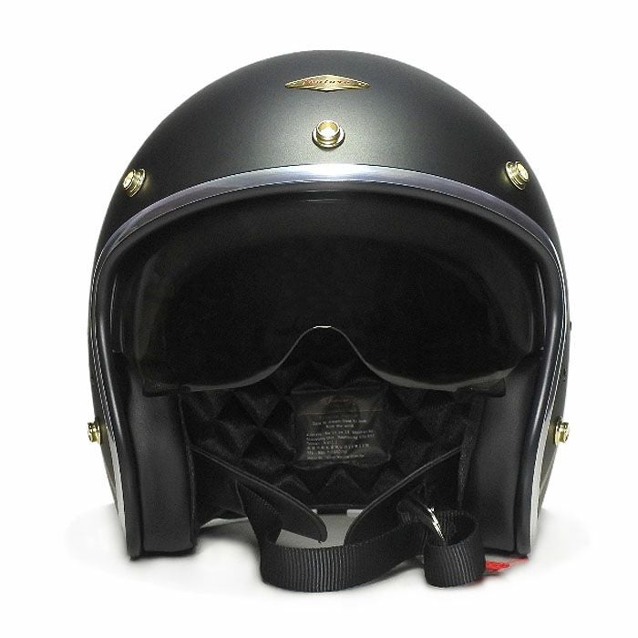 ANDRESシリーズ インナーバイザー ジェットヘルメット オリーブグリーン feture 2