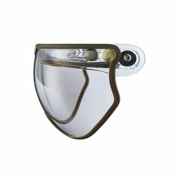 フリップアップ ハーフシールド ブラウントリム ライトスモーク feture 2