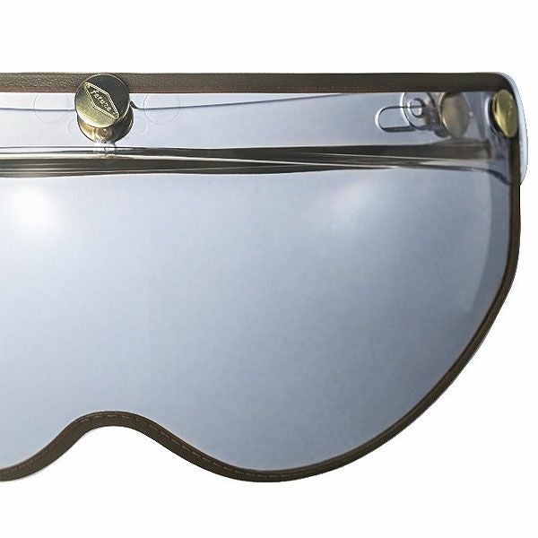 フリップアップ ハーフシールド ブラウントリム ライトスモーク feture 3