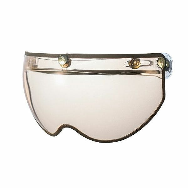 フリップアップ ハーフシールド ブラウントリム ライトアンバー feture