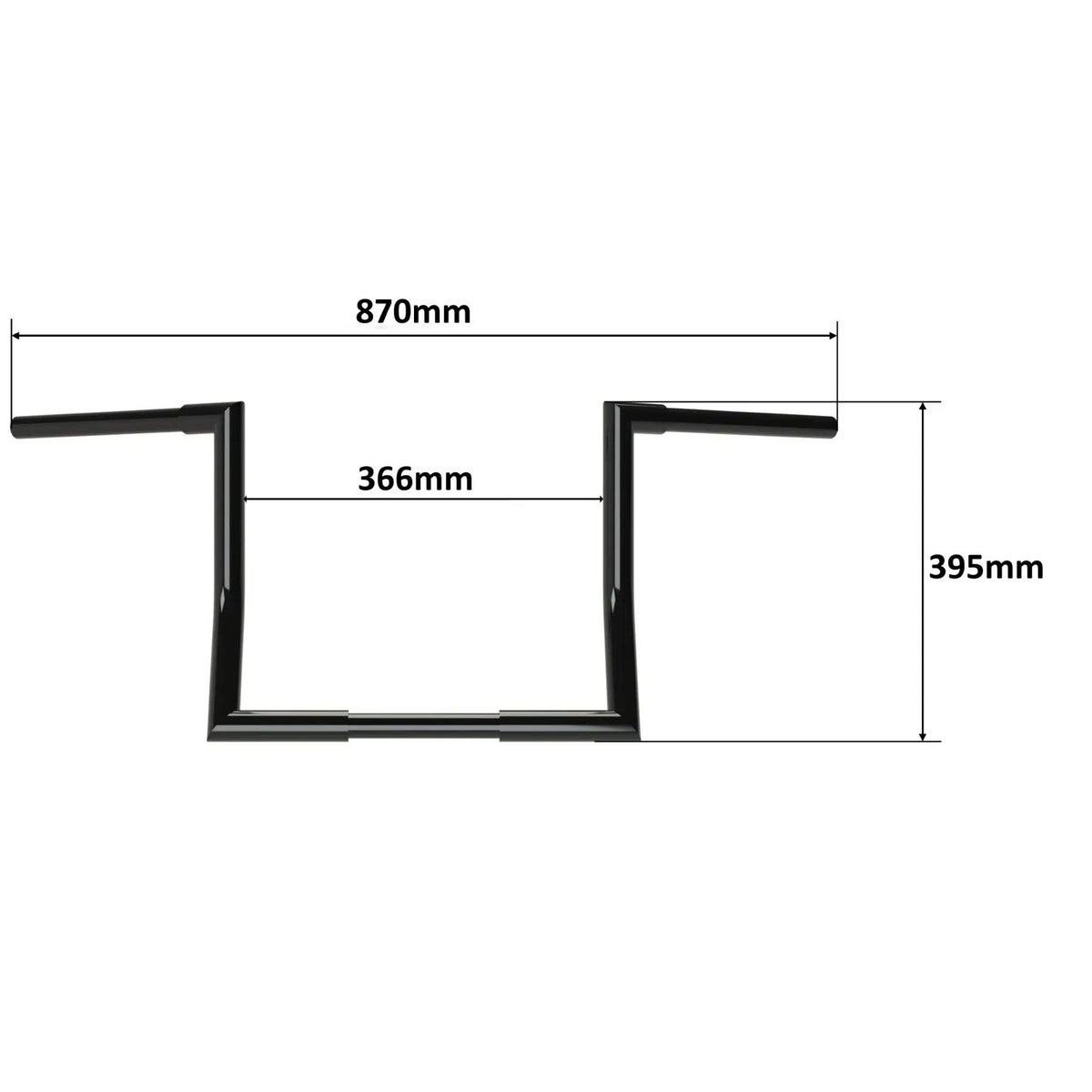 2024以降 ストリートグライド/ウルトラ フリップ2 エイプハンドルバー (ブラック)6
