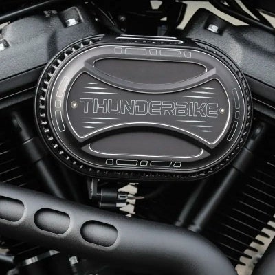M8 ツーリング、ソフテイル トルク2.0 TBロゴ オーバルエアクリーナー 