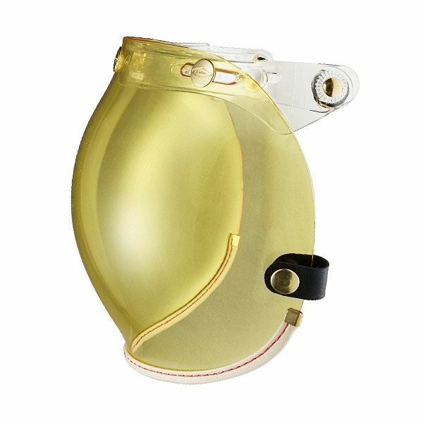 フリップアップ バブルシールド ミルキーレザートリム イエロースモーク feture 2