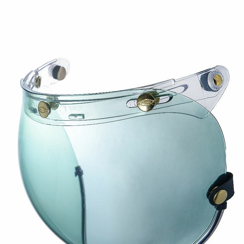 フリップアップ バブルシールド シルバートリム グリーンスモーク feture 3