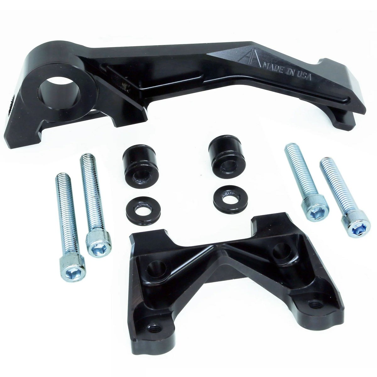  2009以降 ツーリング アキシャルマウント・リアブレーキキャリパーブラケット 84mmボルトピッチ (ブラック)