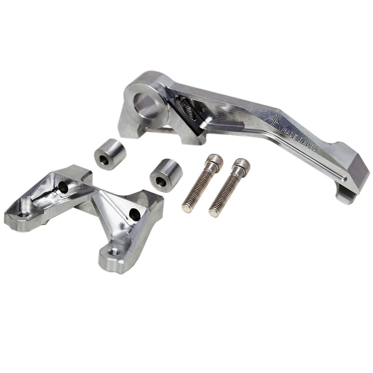 2009以降 ツーリング アキシャルマウント・リアブレーキキャリパーブラケット 84mmボルトピッチ (シルバー)