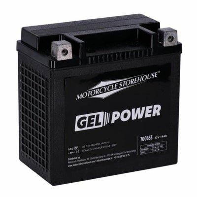  スポーツスター、スポーツスターS、パンアメリカ、ナイトスター、ストリート用 GELバッテリー 14Ah、260CCA MCS 