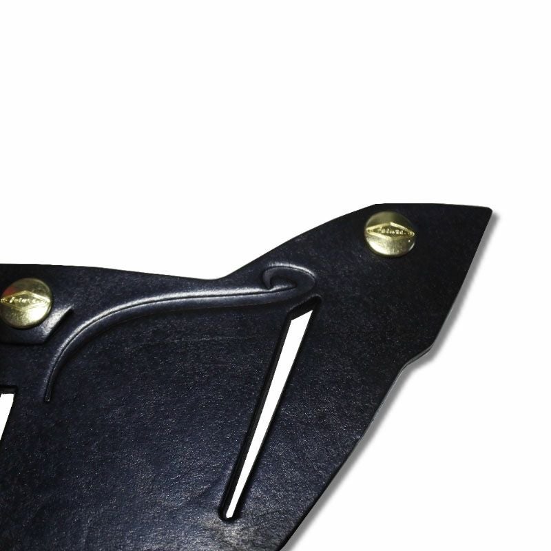 ACE ロング レザーバイザー ブラック feture 2