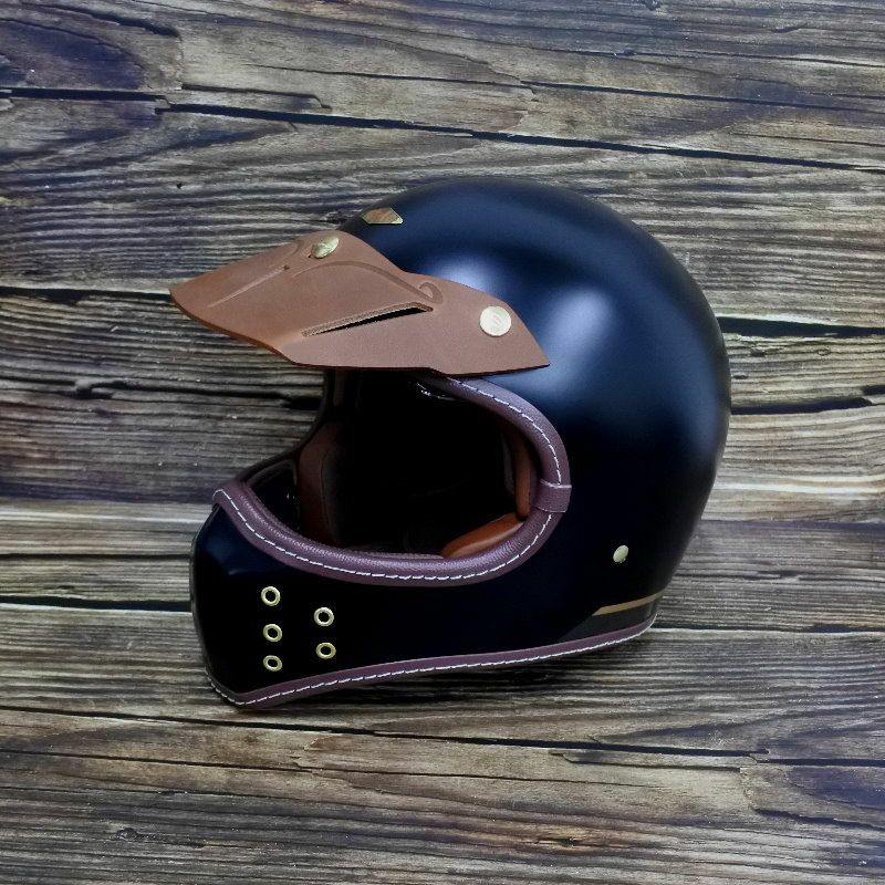 ACE ロング レザーバイザー コーヒーカラー feture 4