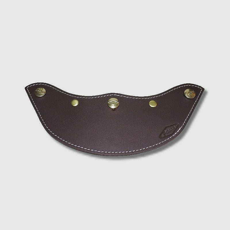 SUPREMUS ハンドメイド ショート レザーバイザー コーヒーカラー feture